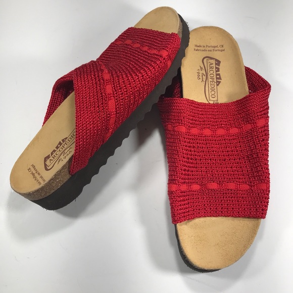Arcopedico Shoes - Arcopedico Women’s sandals 39 - 9 Red NWOT